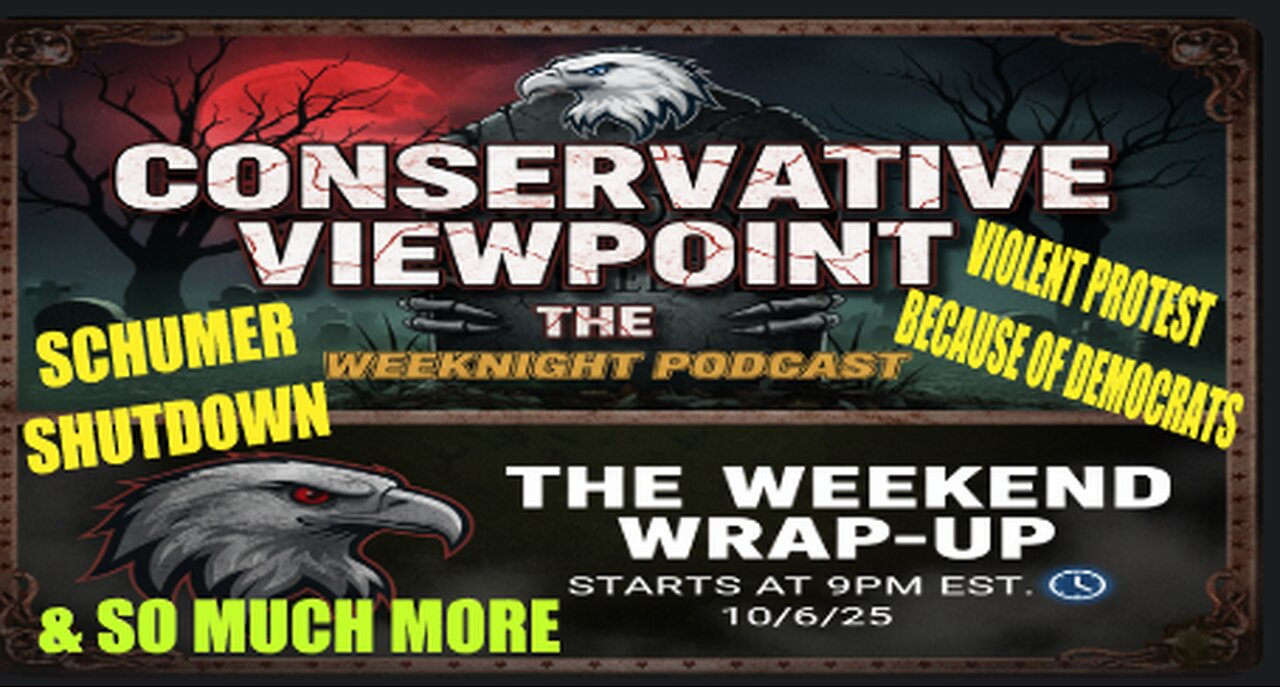 TONIGHT @ 9PM EST. ON THE CONSERVATIVE VIEWPOINT: DISGUSTING EVENTS UNRAVELIING BECAUSE OF THE LEFT