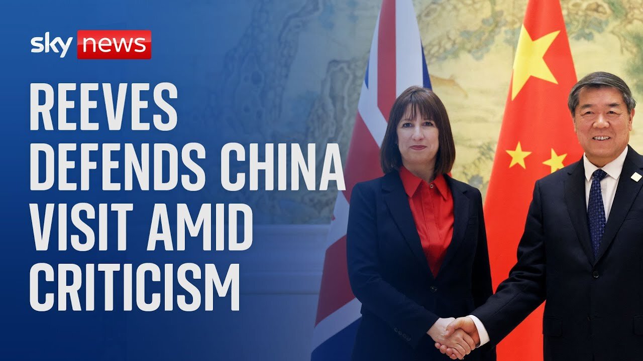 Chancellor Rachel Reeves lands in China amid pressure to cancel trip over economic turmoil