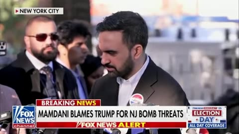Mamdani BLAMES TRUMP For Bomb Threats Targeting Polling Sites In NJ