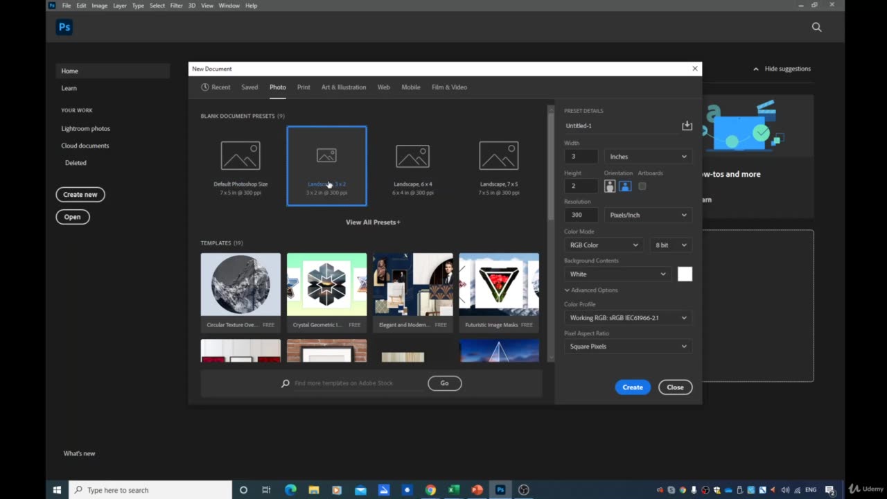 Adobe Photoshop CC-Basic Photoshop training-003 Preparing the workspace