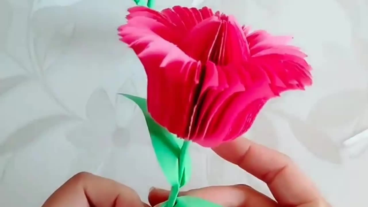 How to make 3D Paper Tulip Flower