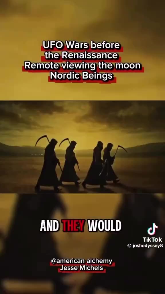 UFO wars before the Renaissance Remote viewing the moon Nordic Beings