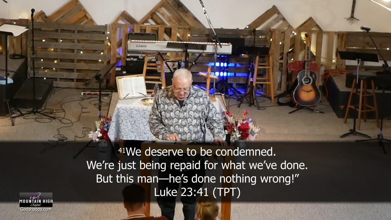 Ed Shirley "Three Men, Thre Crosses and One Hill" 2025-05-25