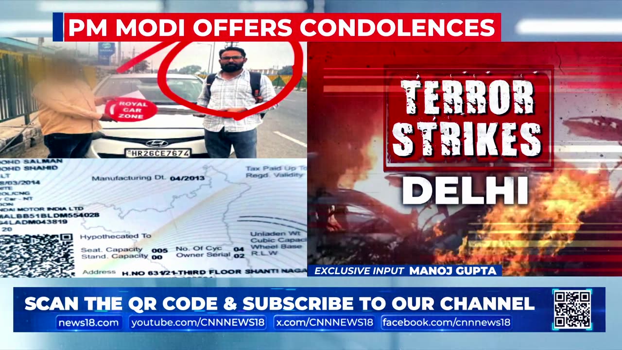 Red Fort Blast: Minute by Minute Updates, Ground Reports, Exclusive Insights & Reactions On News18