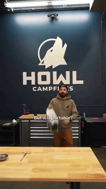 Portable fire invented in the USA