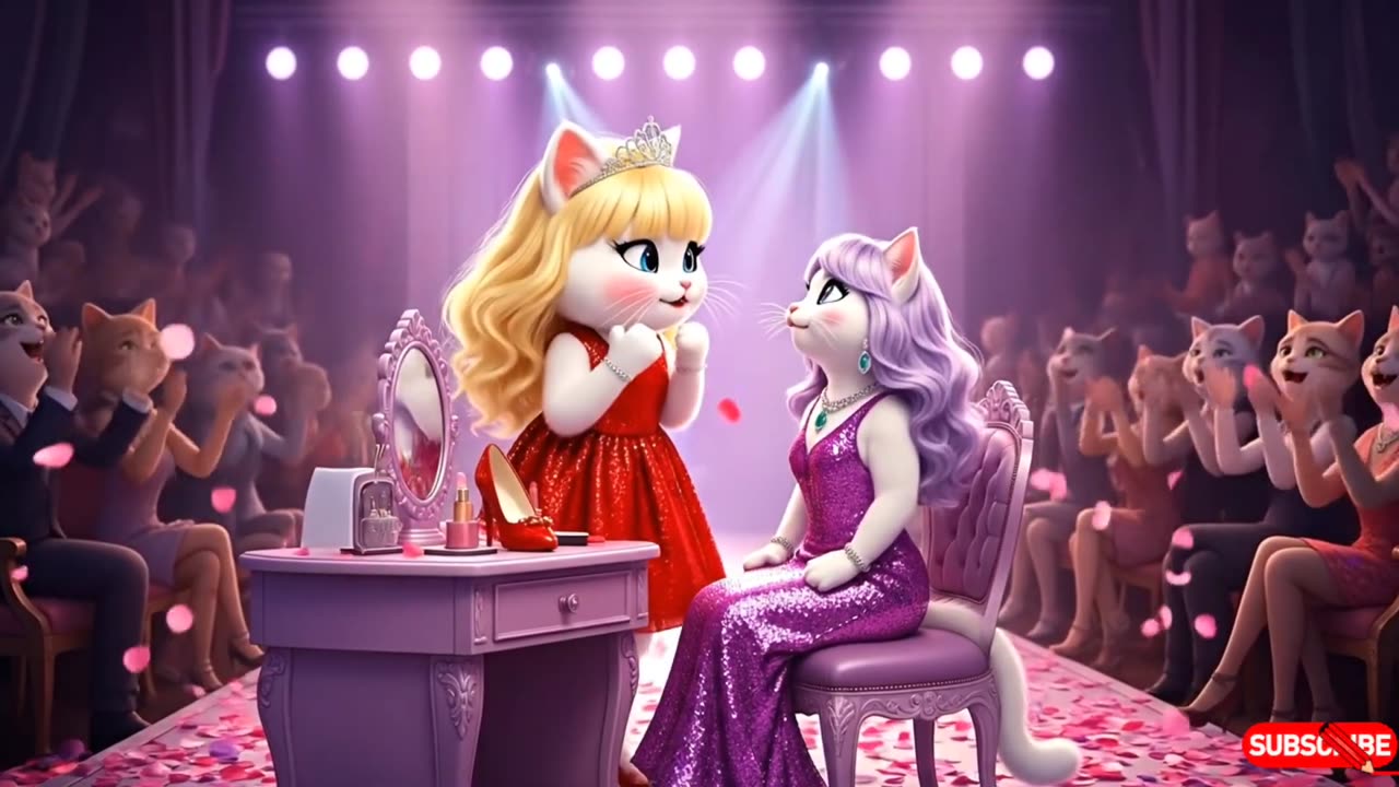 Cute Kitten’s First Makeup Try | AI Cat Story 🐱💄#CatShorts #AIcat