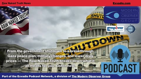 Raw Naked Truth News - 10.1.25 - Shutdown and more - Ep 693