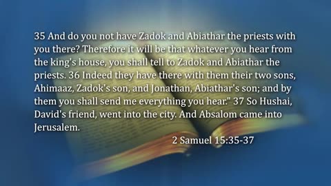 2 Samuel 16:1-11, Let Him Alone, and Let Him Curse