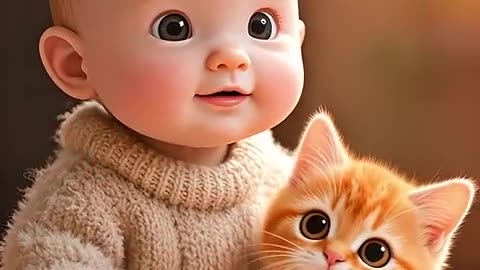 Baby , cat