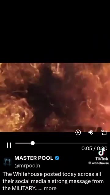 The Whitehouse posted today across aĺ social media