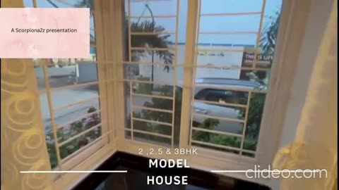 Model house of one upcoming project