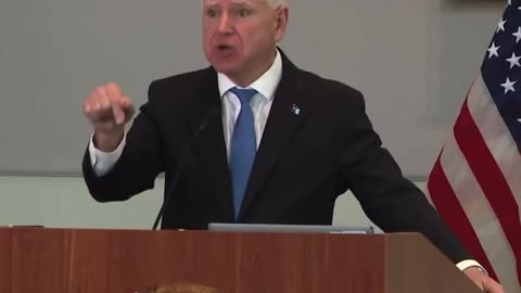 Tim Walz Complains People Are Yelling 'Retard' Outside His House: 'This Creates Danger!'