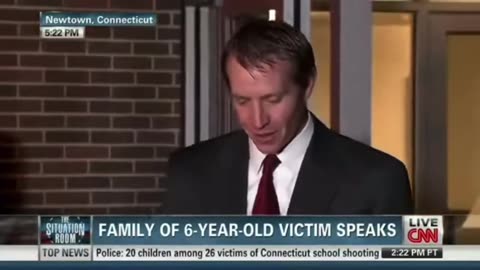 Sandy Hook crisis actor Robbie Parker has a laugh before getting into CHARACTER before speaking