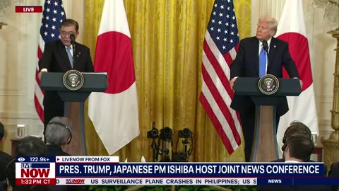 President Trump and Japan PM Ishiba hold joint press conference ｜ LiveNOW from FOX