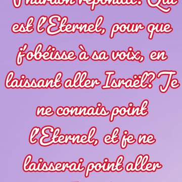 "Le Refus du Pharaon d’Obéir à Dieu" Exode 5:2#shortvideo #shorts #youtube #jesus #ytshorts #yt