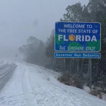 MASSIVE SNOWSTORM Hits Florida!