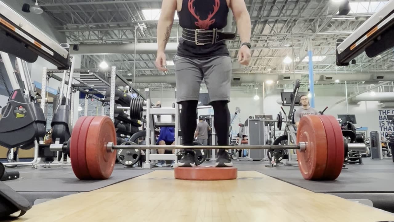 Deficit Deadlift - 350lbs