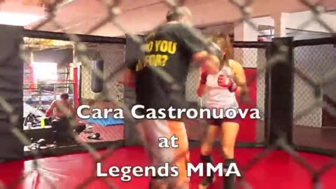 Cara Castronuova Training at Legends MMA