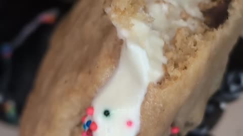 Ice Cream Chocolate Chip Sandwich #icecream