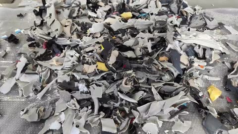 GD8 Double-Shaft Shredder for Child Safety Seats!