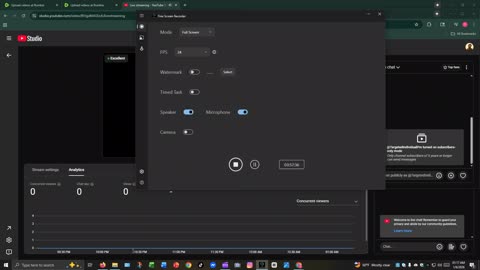for later recording live streams