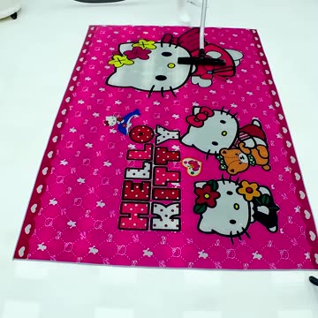 Satisfying Videos： Hello Kitty Carpet From Super Dirty To Beautiful - ASMR Carpet Cleaning #shorts