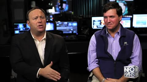 Tucker Carlson meets Alex Jones for first time - 2014
