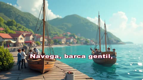 Navega, Barca Gentil - Karaoke 🎤 | Canción Celta Tradicional (Canta con Letra en Pantalla)