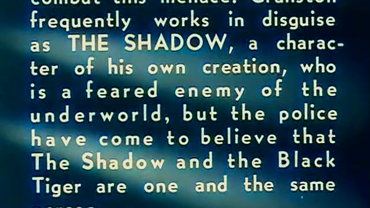 The Shadow - 1940 Cinema Serial Ep. 04 In the Tiger's Lair