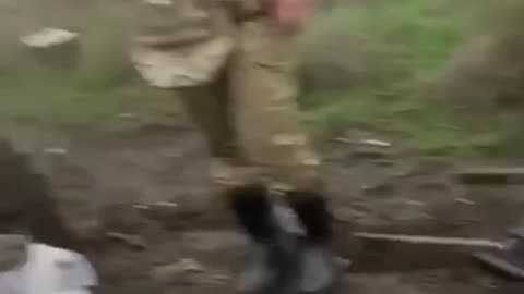 Chechen Squad in a Spot of Bother After Triggering Landmines