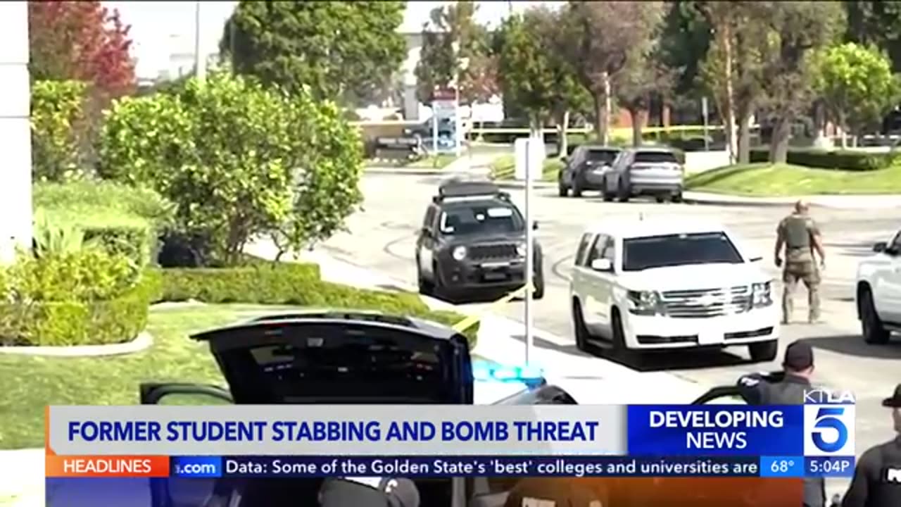 Former student stabs 3 staff members at Torrance school