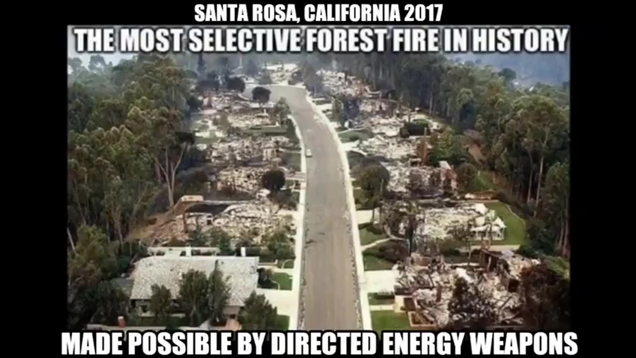 California Fires and Directed Energy Weapons 2025