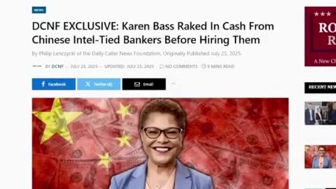 Los Angeles Democratic Mayor Karen Bass has found herself at the center of a scandal
			