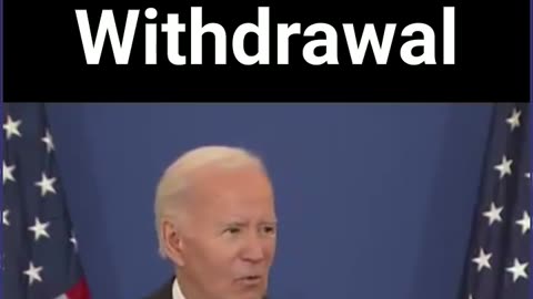 Biden Talks Afghanistan Withdrawal