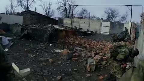 Footage capturing the combat work of "Wagner