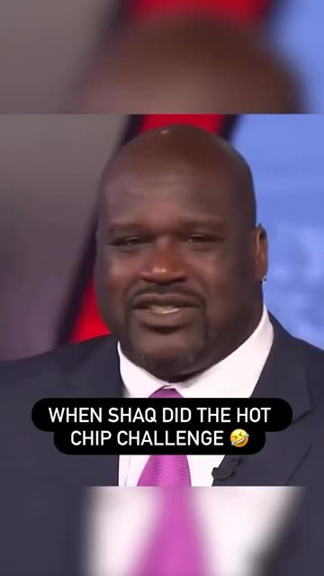 When Shaq did the hot chip challenge