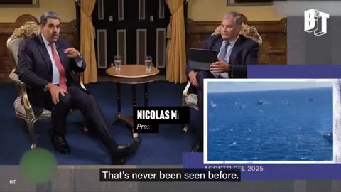 Venezuelan President Nicolás Maduro on the U.S. military buildup in the Caribbean 