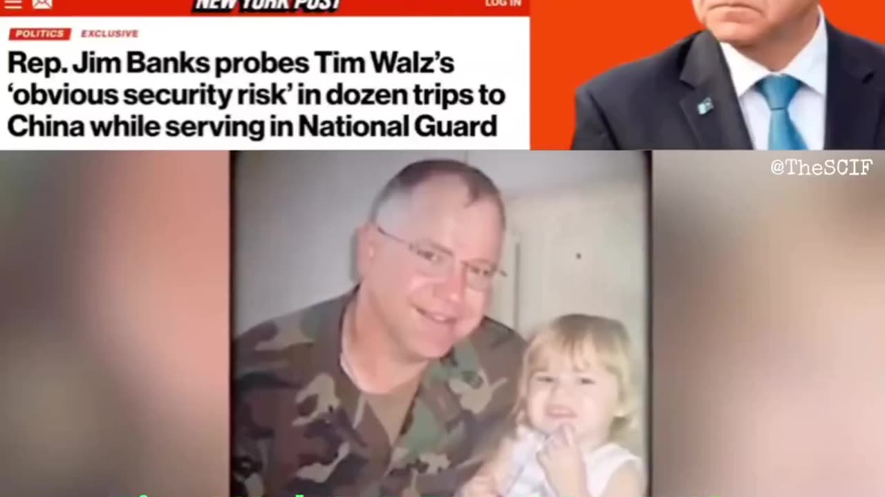 Did Gov Tim Walz act as a spy for China while in the MN Army Guard?