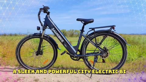 Samebike RS-A01 Pro T Electric Bike 36V 15Ah Lithium Battery 26 inch City Electric Bike