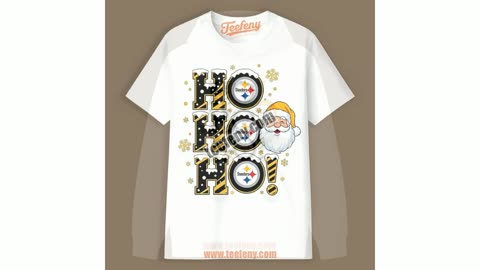 Pittsburgh Steelers Santa Says Ho Ho Ho Christmas Shirt