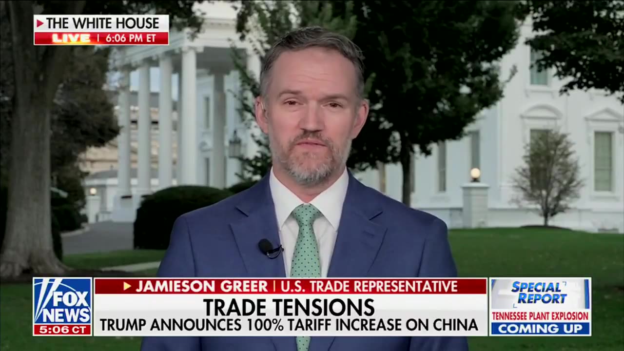 . @USTradeRep Amb. Greer: China has ordered the entire world to submit for approval