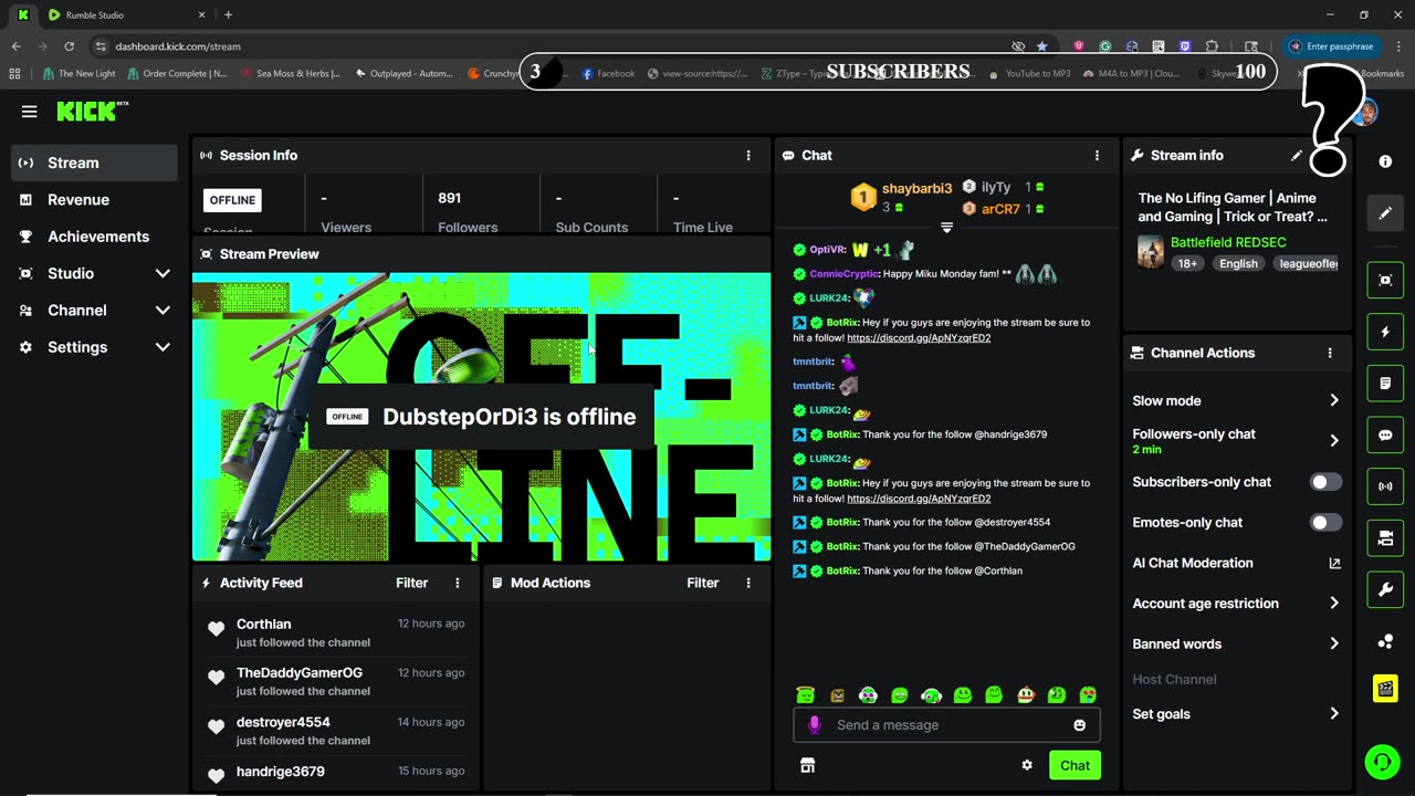 BF6 REDSEC with the crew! NEW TO RUMBLE! LIVE ON ALL PLATFORMS!
