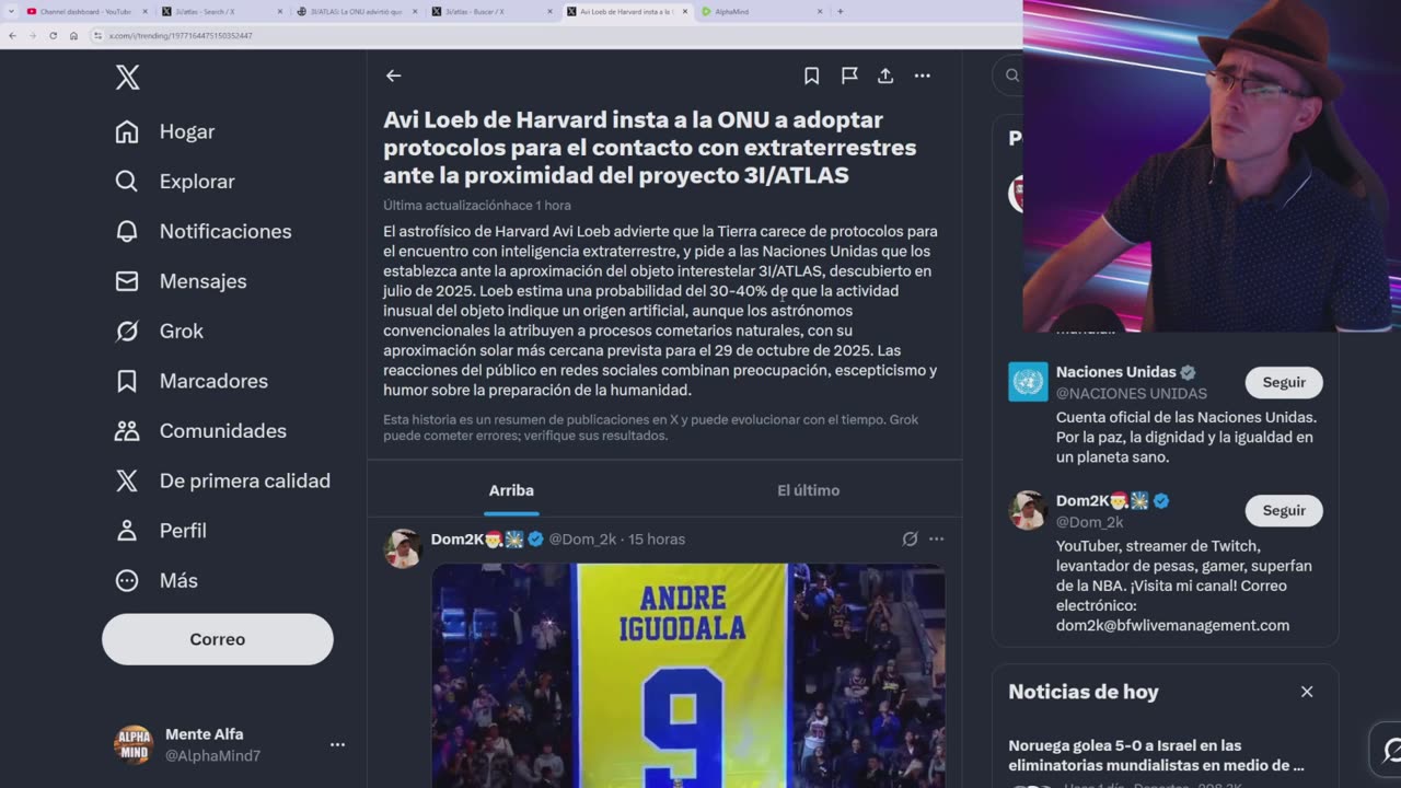 La ONU Puesta En Máxima Alerta Sobre Posible Invasión 3I/ATLAS