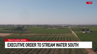 Trump signs executive order to increase California water supply