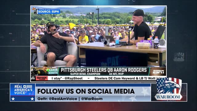 Bannon: Aaron Rodgers is a man, he stood in the breach with the whole world against him. He made ESPN sit there and listen and there was nothing they 