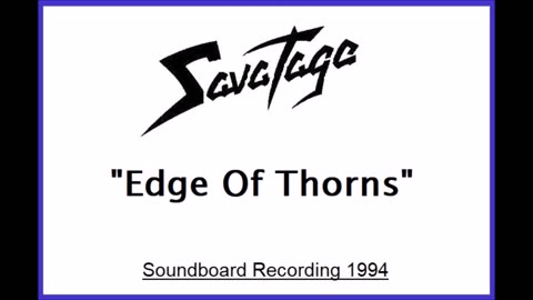 Savatage - Edge Of Thorns (Live in Minneapolis 1994) Soundboard