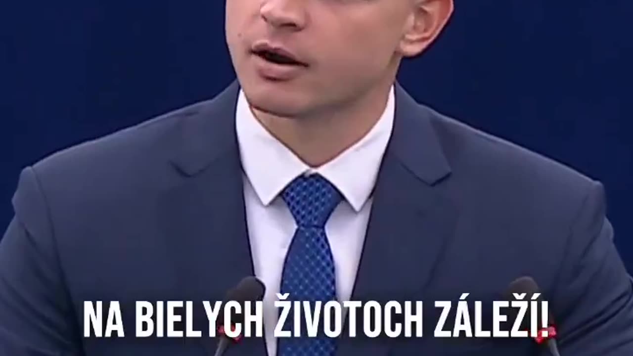 POWERFUL!🔥🔥🔥 Slovakian MP Milan Mazurek addresses discrimination and racism