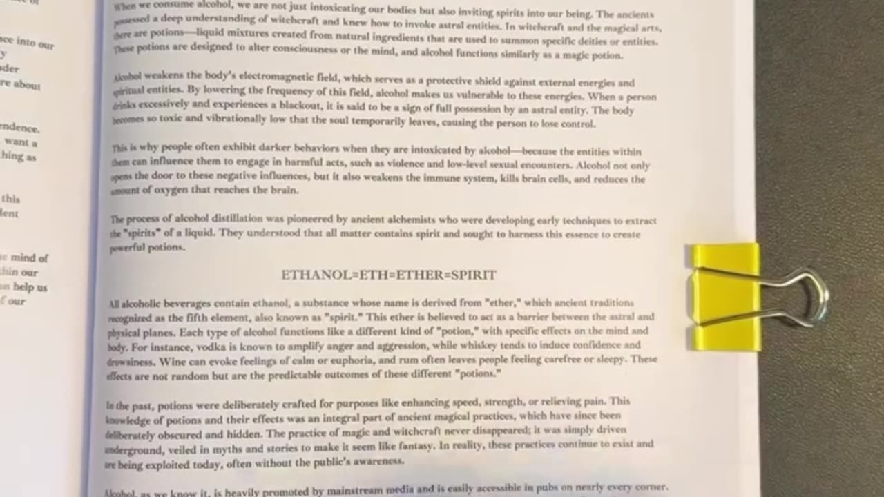 🍷 THE DARK SECRET OF ALCOHOL — THE BOOK OF WISDOM: VOLUME 2 🍷🔥