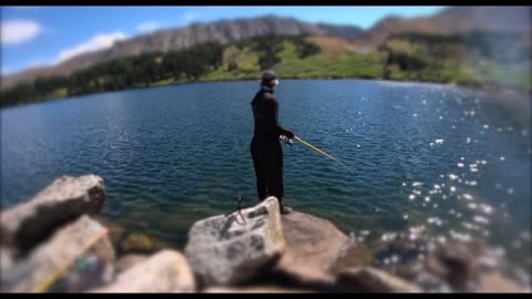 FISHING FOR BEAUTIFUL WILD COLORADO CUTTHROAT TROUT IN THE INDIAN PEAKS WILDERNESS