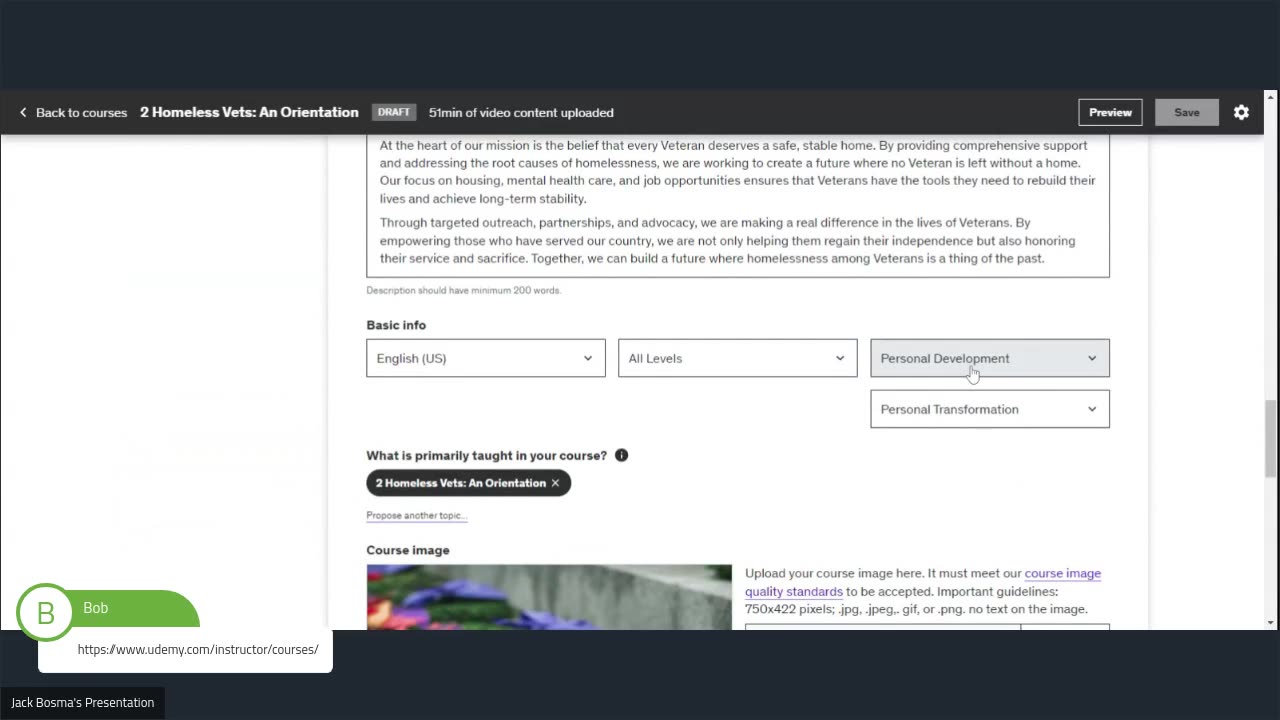 Creating A Udemy Course